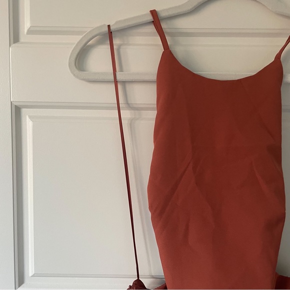 NWT Bardot Ramona Midi Dress Rust - Picture 9 of 9
